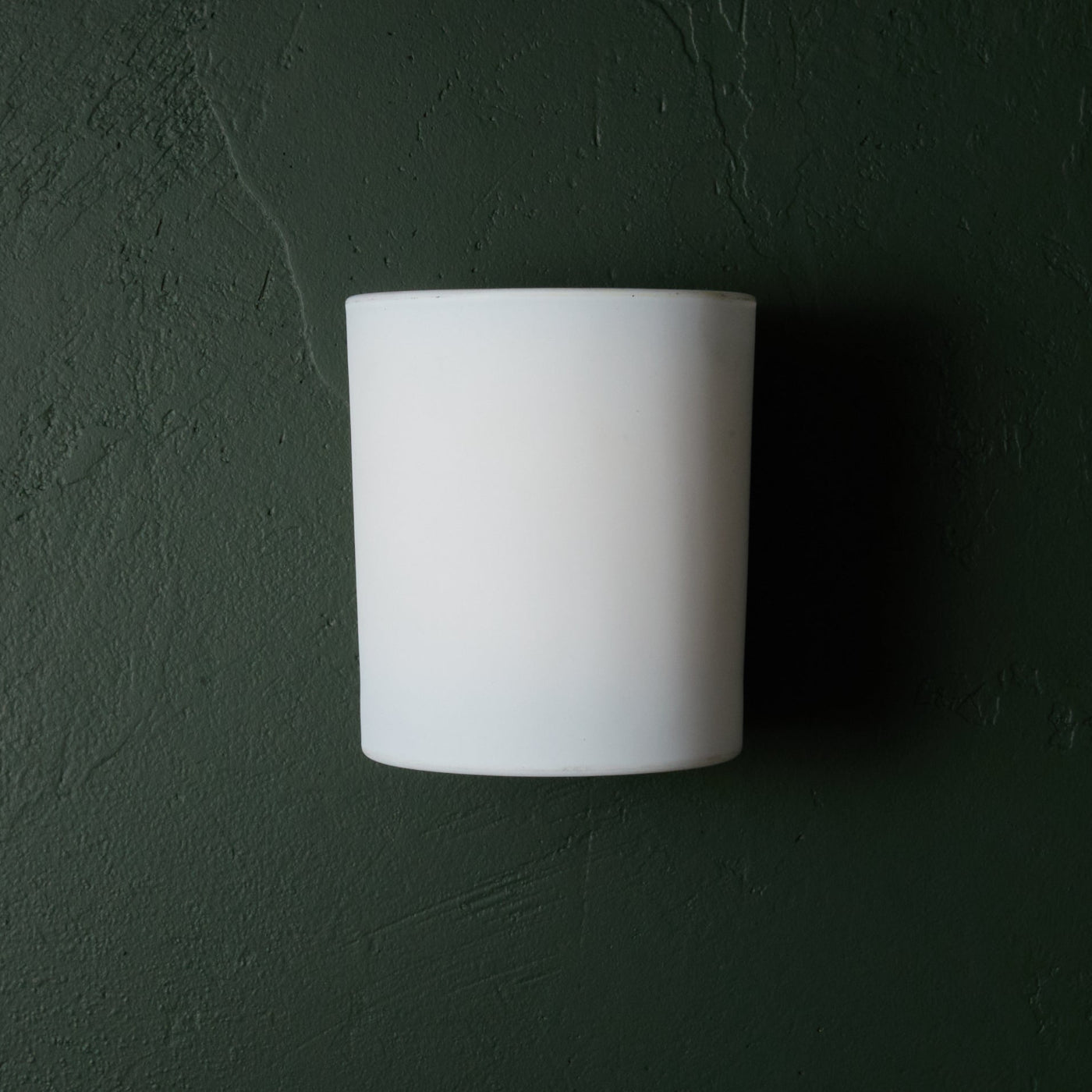 White San Maris candle vessel honoring the tradition of Aché.