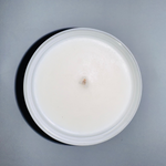 top of san maris candle showing wick